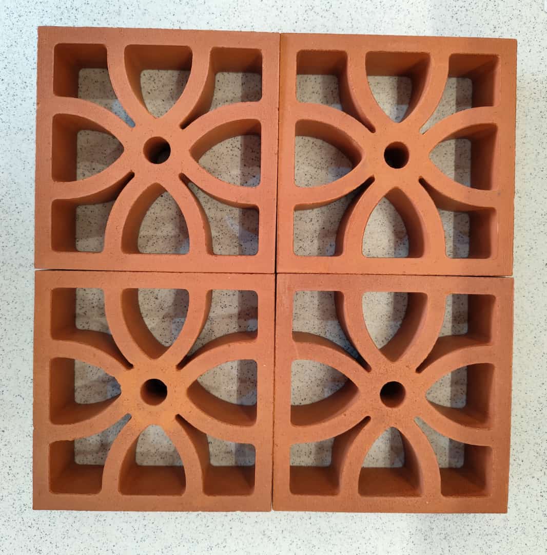 4-petal-clay-tile